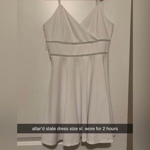 Altar'd State White Dress